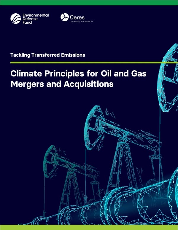 Report cover for "Tackling Transferred Emissions"