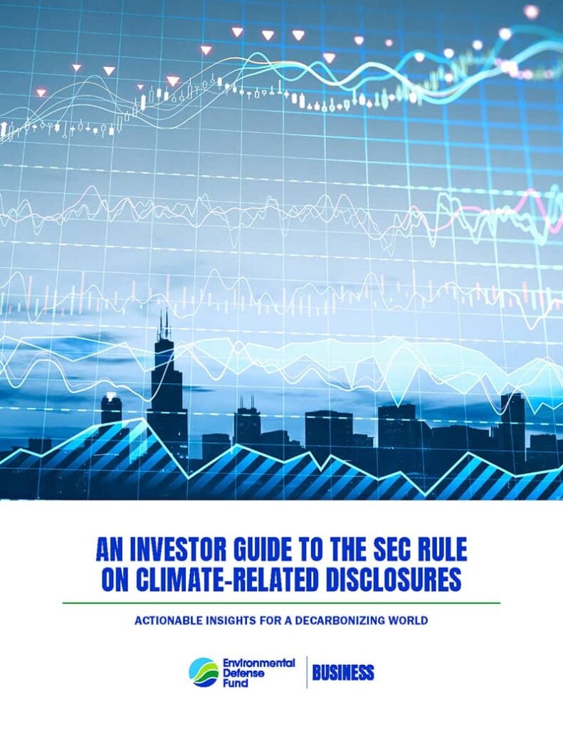 Report cover for SEC Climate Disclosure Rule