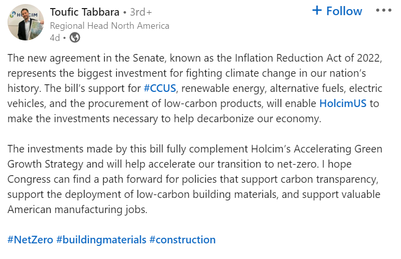 business support inflation act