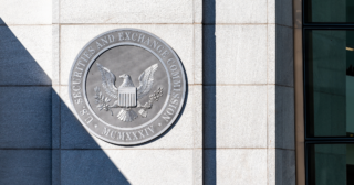 U.S. Securities and Exchange Commission seal on building