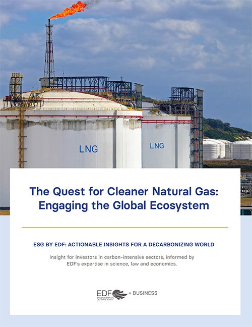 Brief cover for "The Quest for Cleaner Natural Gas: Engaging the Global Ecosystem"