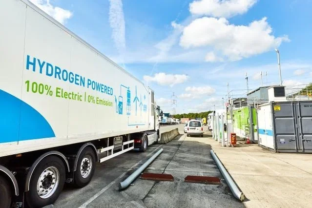 Hydrogen powered truck