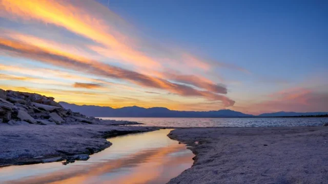 The Salton Sea in California’s Imperial Valley, an area rich in geothermal resources.