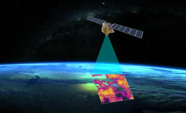 MethaneSat rendering