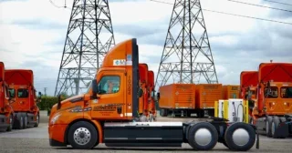 NACFE's visit to the Scheider Electric freight depot in El Monte, CA