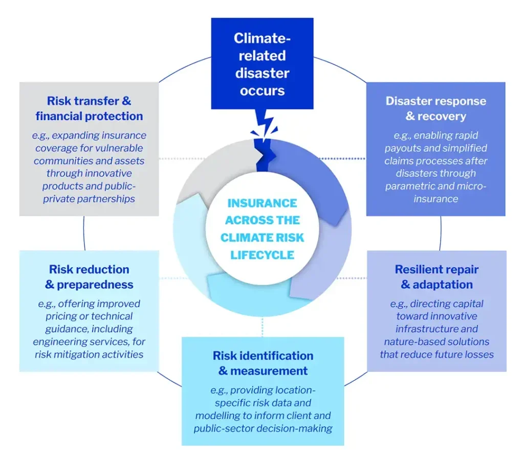 Chart | Insurance across the climate risk lifecycle