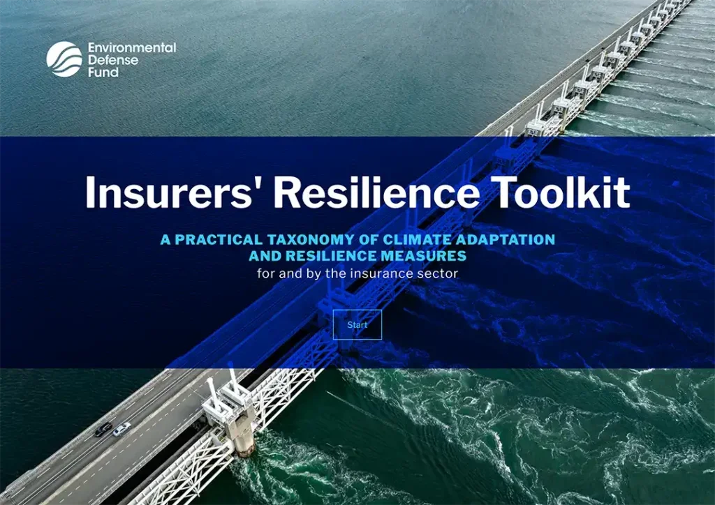 Report cover for "Insurers' Resilience Toolkit"