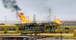 Oil producing site