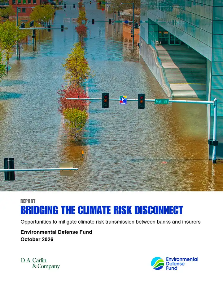 Report cover for Bridging the Climate Risk Disconnect