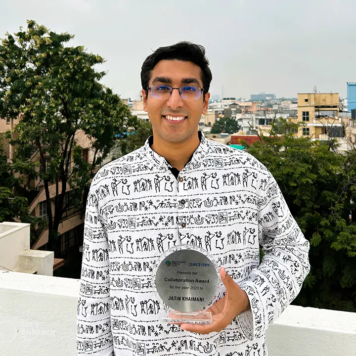 Climate Corps Award Winner Jatin Khaiman