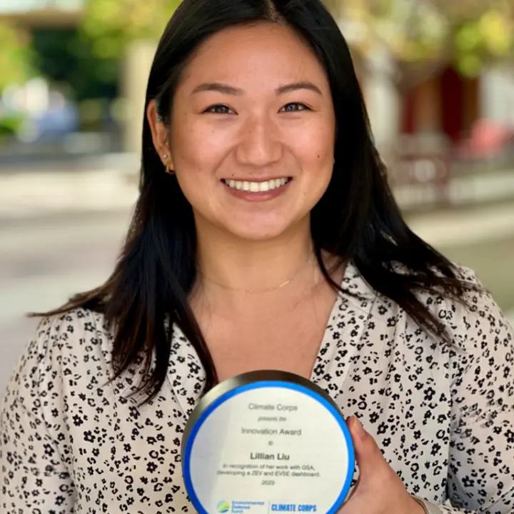 Climate Corps Award Winner Lillian Liu