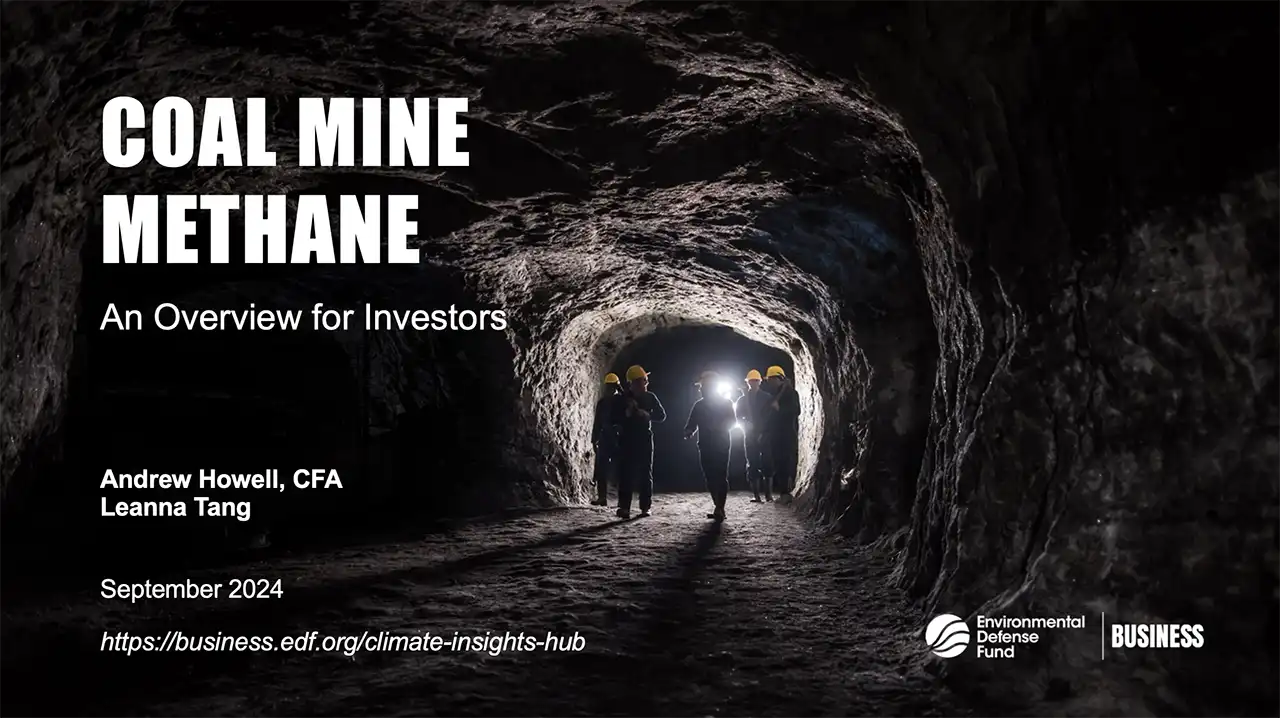 Coal Mine Methane report cover